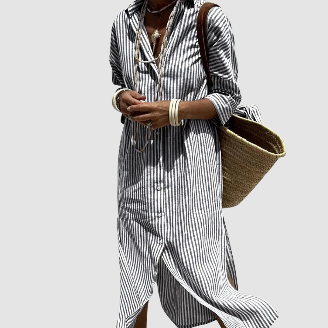 Robe d'Été Rayée Élégante Nichole™