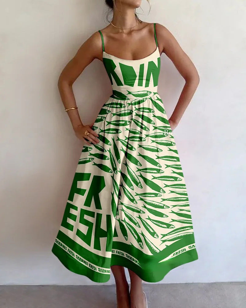 Ellowyn | Robe Midi Marché Côtier