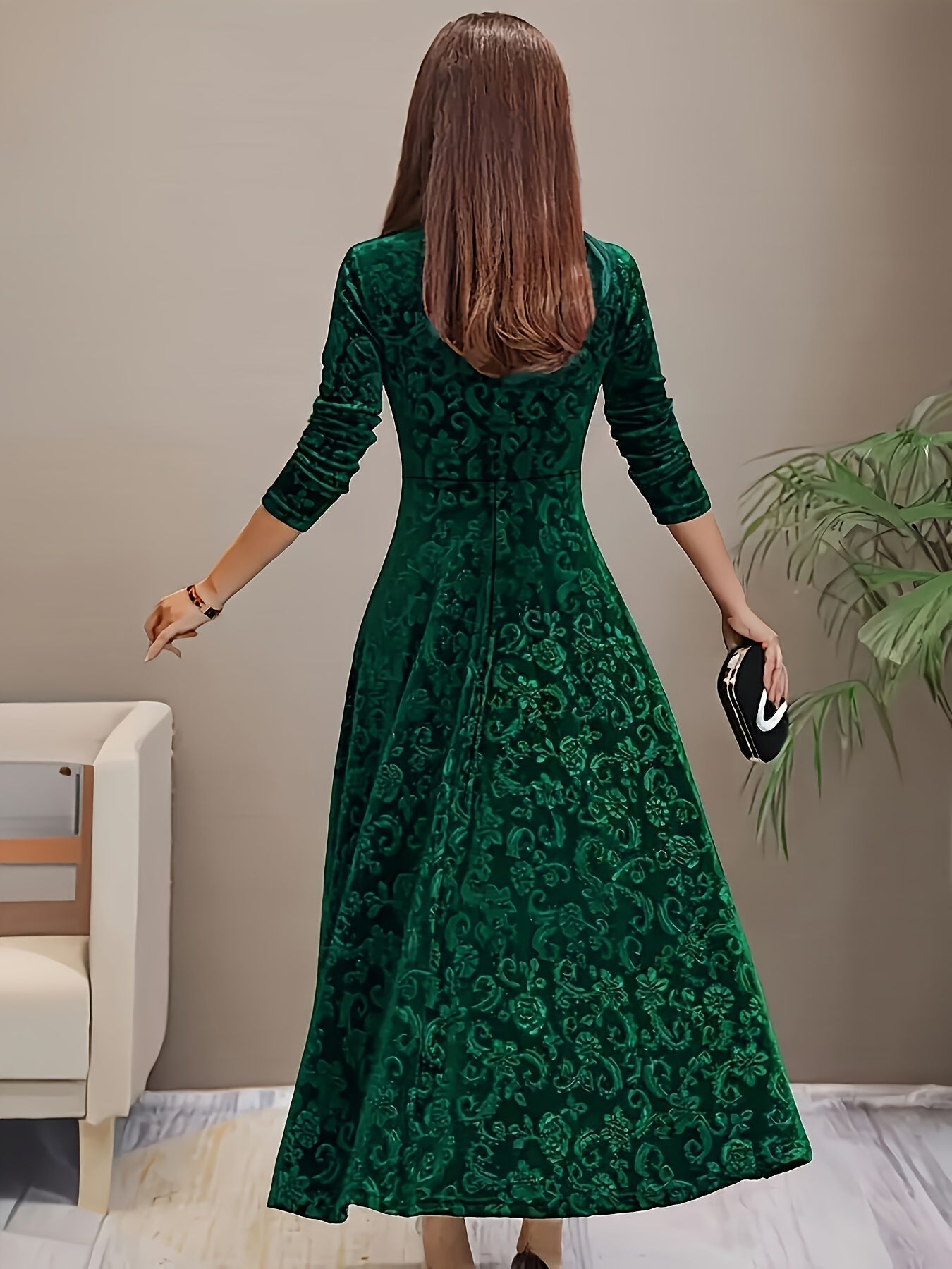 Robe en Velours Élegante Nicola™