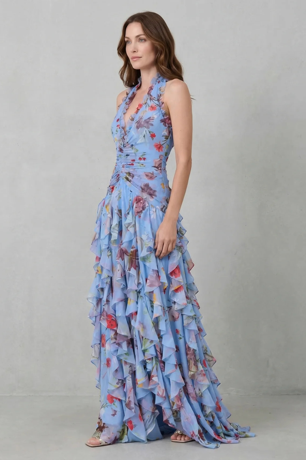 Juliette™ | Robe longue à col licou