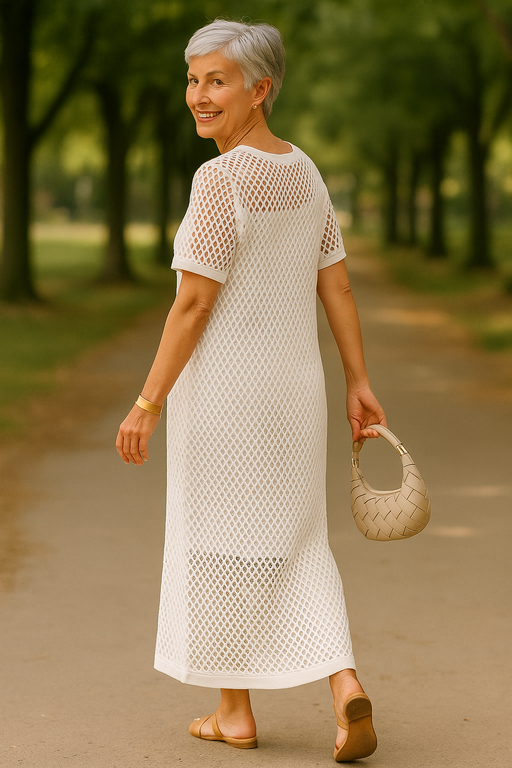 Celestia | Two-Piece Boat Neck Dress