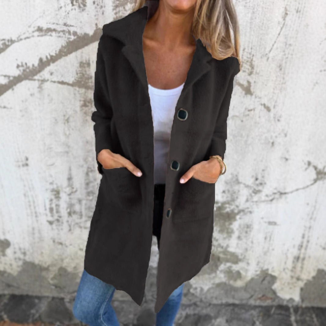 Veloria™ | Chunky Elegance Coat