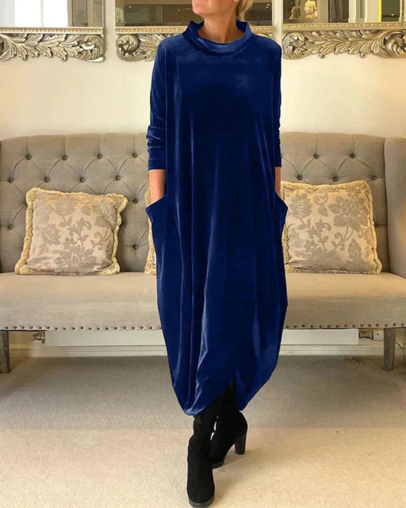 Eliza | Relaxed Velvet Dress