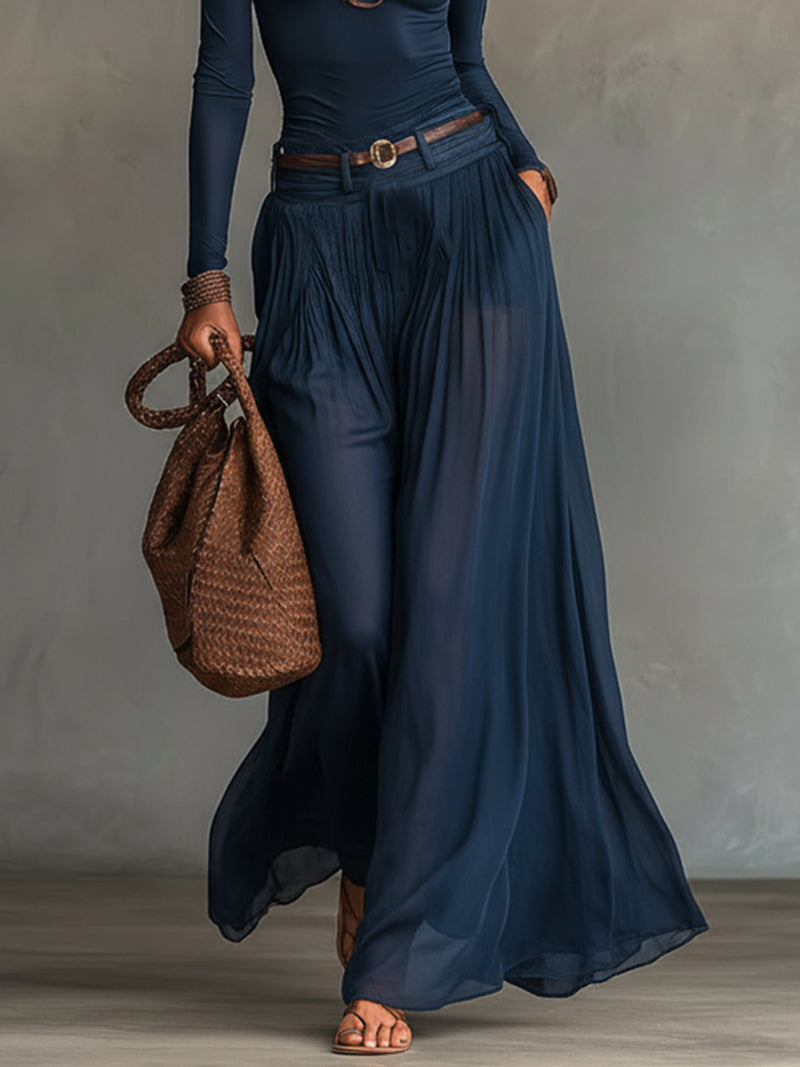 Ensemble Top à Épaule Dégagée et Jupe en Tulle