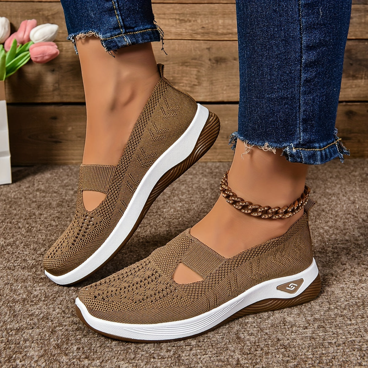 Fleurora™ | Breathable Slip-On Casual Sneakers