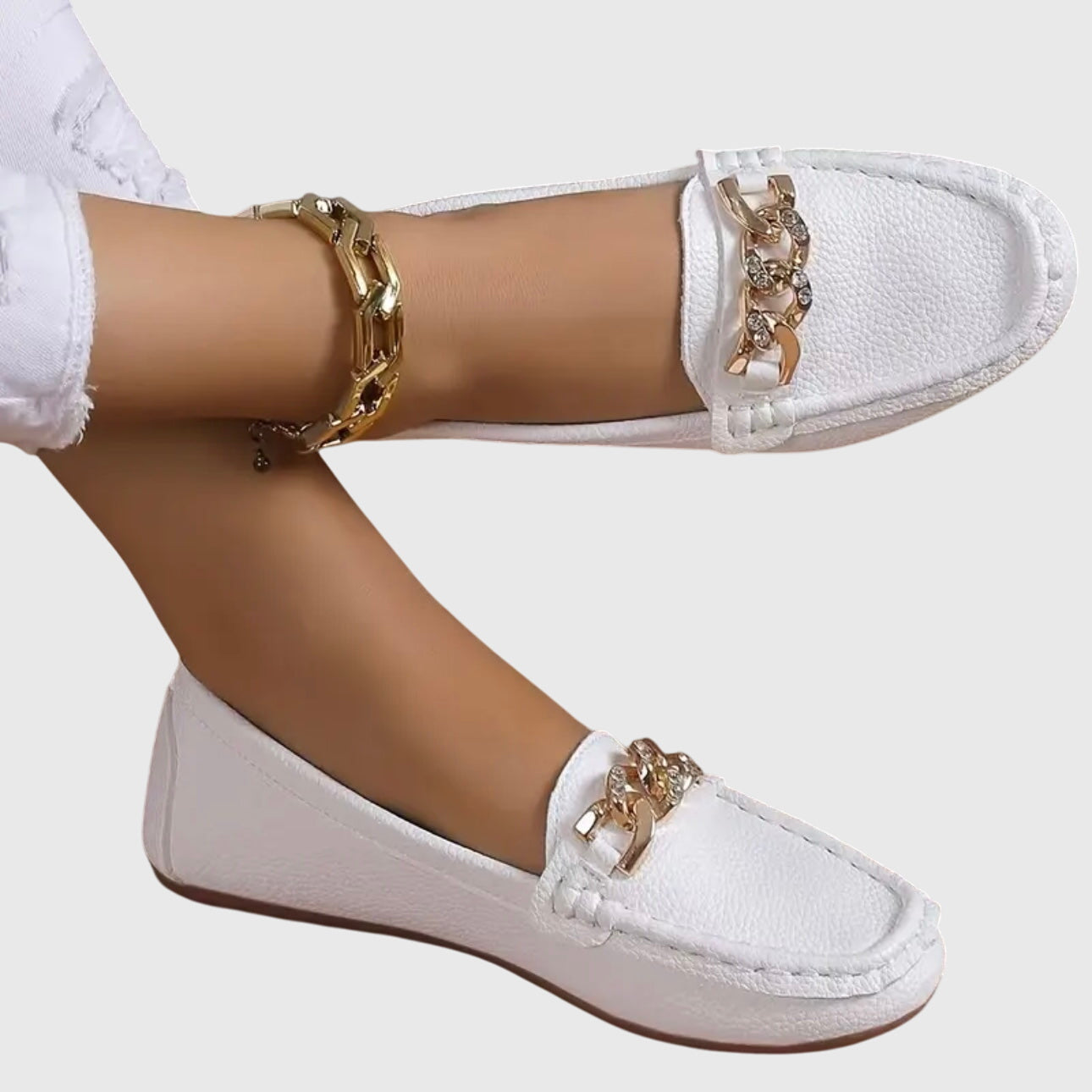 Eden - Mocassins à Boucle Diamant Plate