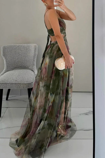 Serivana™ | Romantic Sunset Maxi Dress