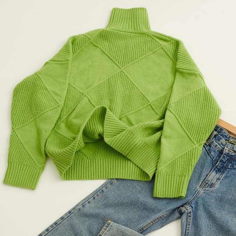 Evania™ | Casual Solid Color Knit Sweater