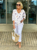 Isadora | Blusa Floral Ligera y Favorecedora