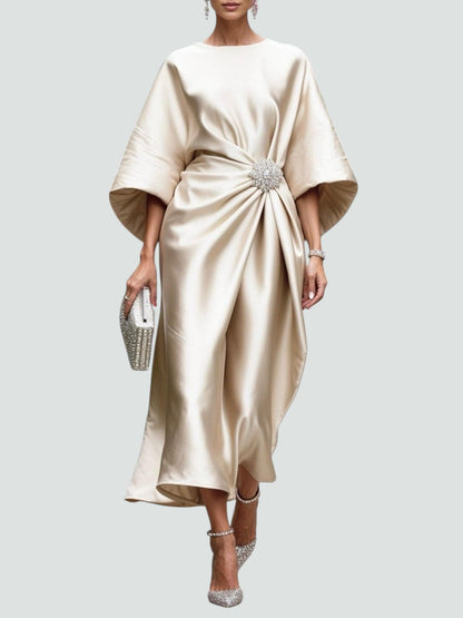 Robe Longue Satinée Élégante Lona™