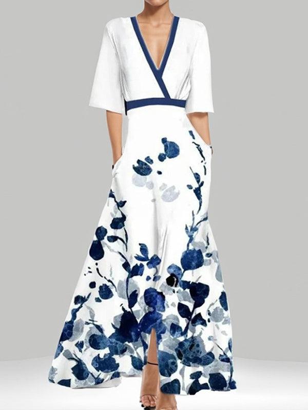 Lea | Ensemble Élégant Maxi Robe Midi Glamour Bord de Mer