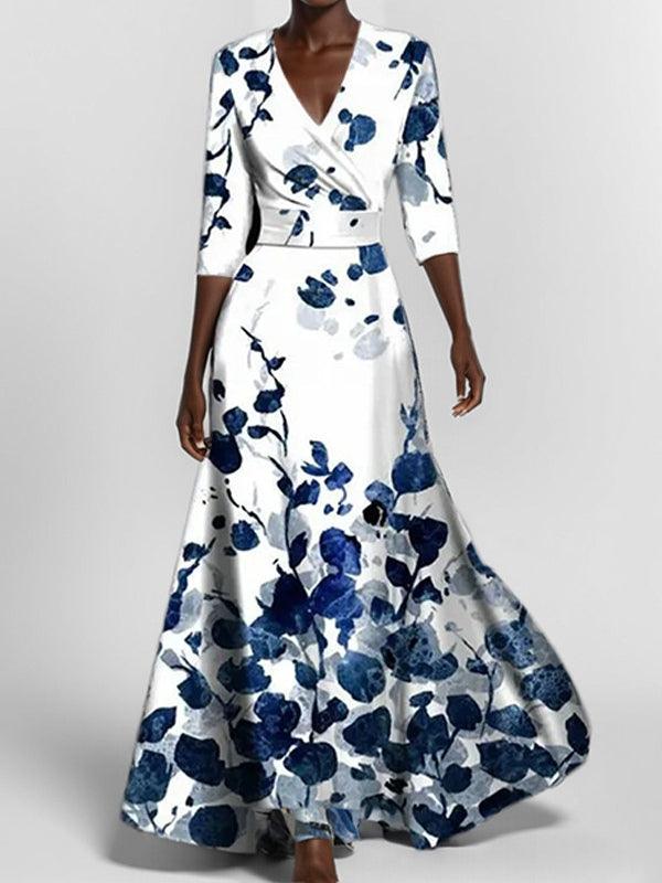 Lea | Ensemble Élégant Maxi Robe Midi Glamour Bord de Mer