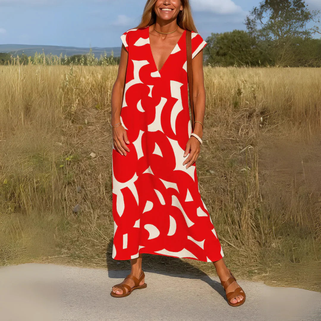 Tatiana™ | Robe Maxi Détail Découpé