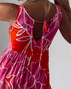 Celine | Vestido bohemio con flores