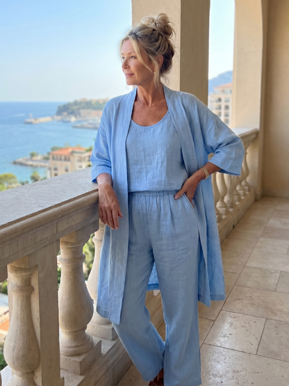 Yael | Ensemble de Haut et Pantalon Décontracté en Trois Pièces