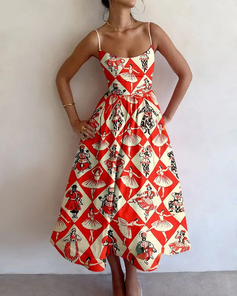 Virella | Robe Midi Carrousel Vintage