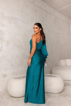 Novessa™ | Sleek One-Shoulder Maxi Dress