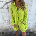 Fenella | Relaxed Set with Blouse & Shorts