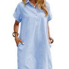 MAREN™ – Relaxed Short Sleeve Summer Dress