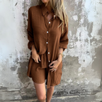 Fenella | Relaxed Set with Blouse & Shorts