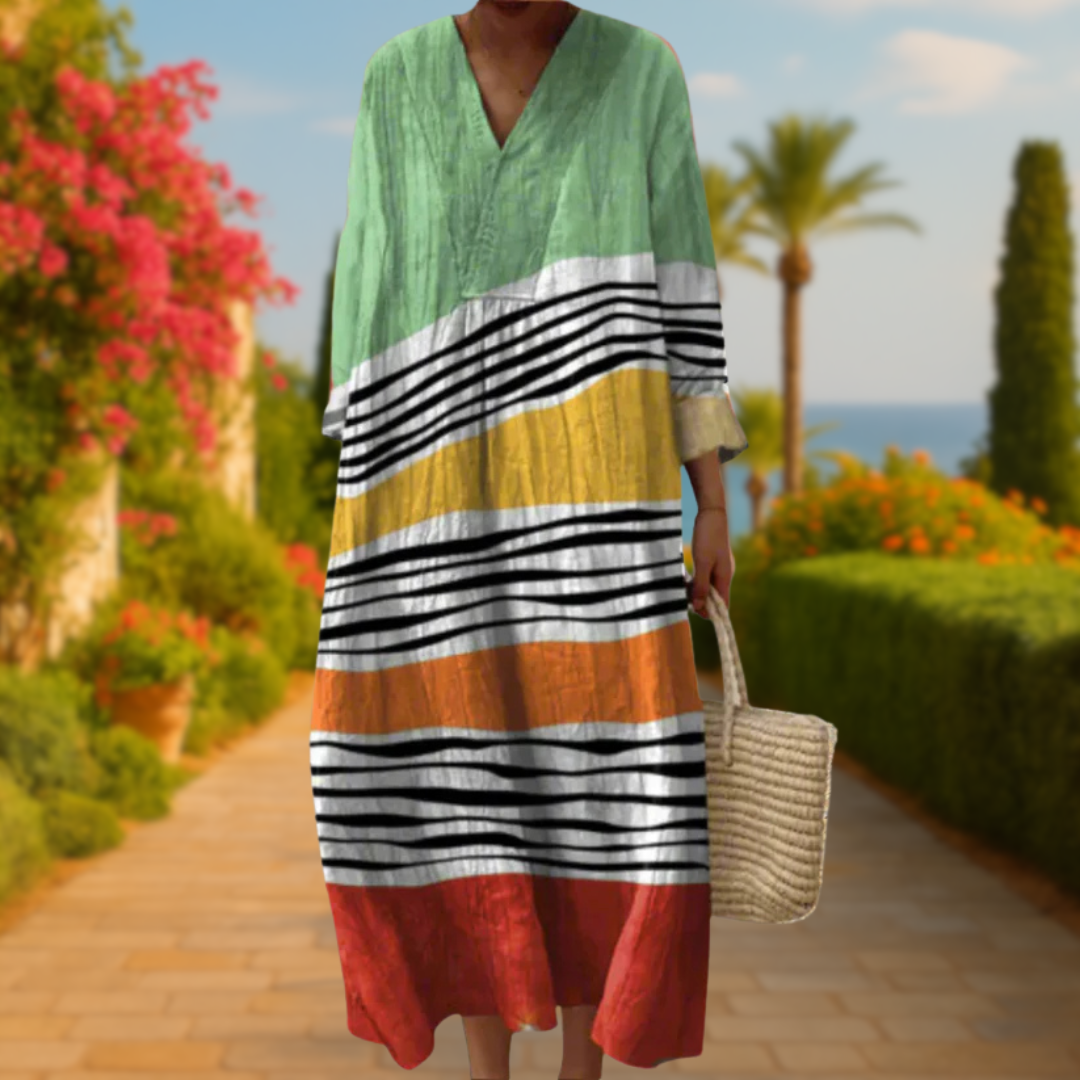 Izabella™ | Vestido geométrico elegante