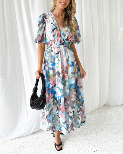 Celine | Robe Florale Féminine