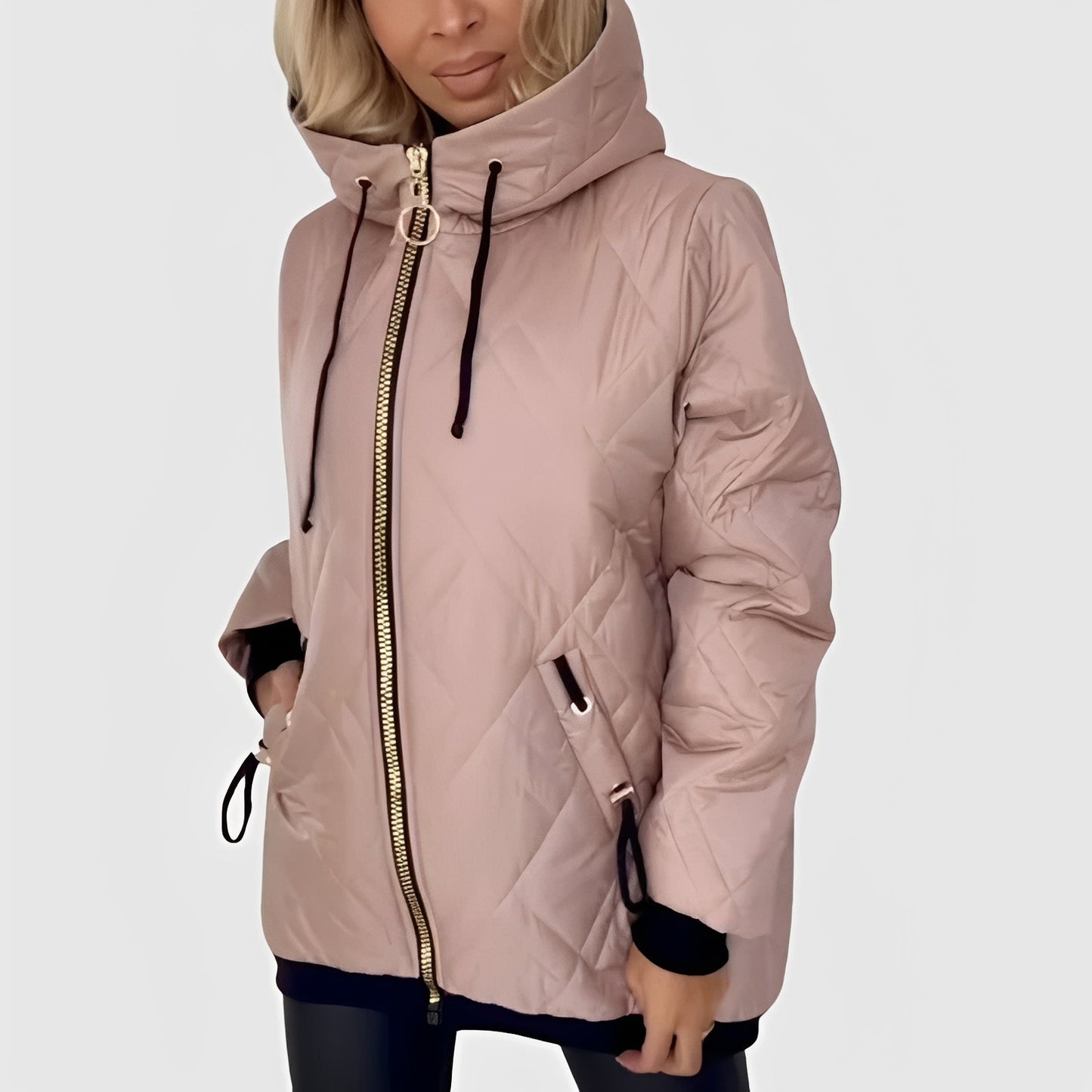 Lucia | Quilted Zip Jacket