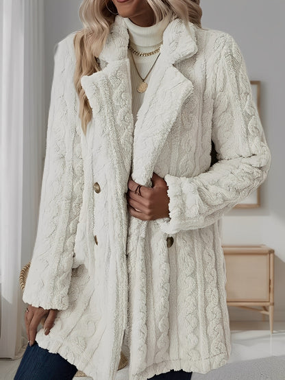 Grace | Luxe Cable-Knit Cardigan Coat