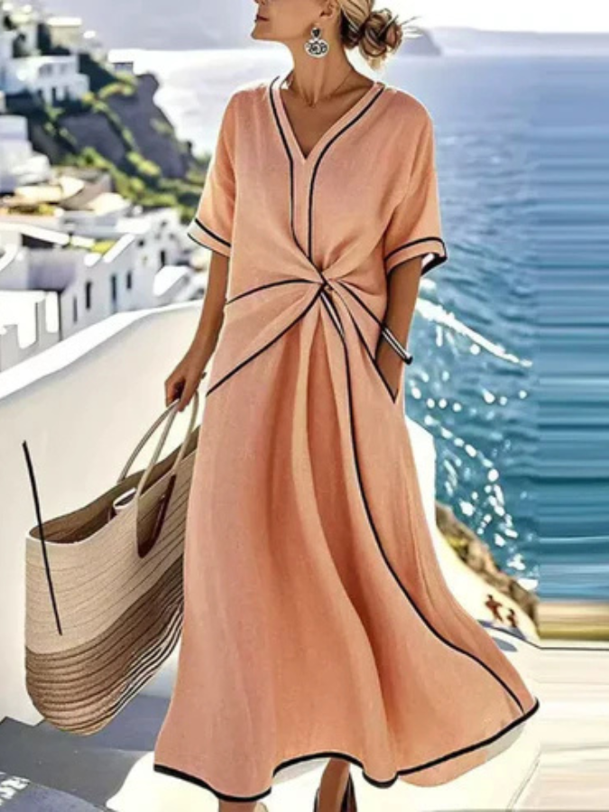 Amber™ | Robe Midi Style Fluide