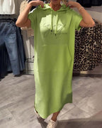 Ilona | Vestido casual con capucha