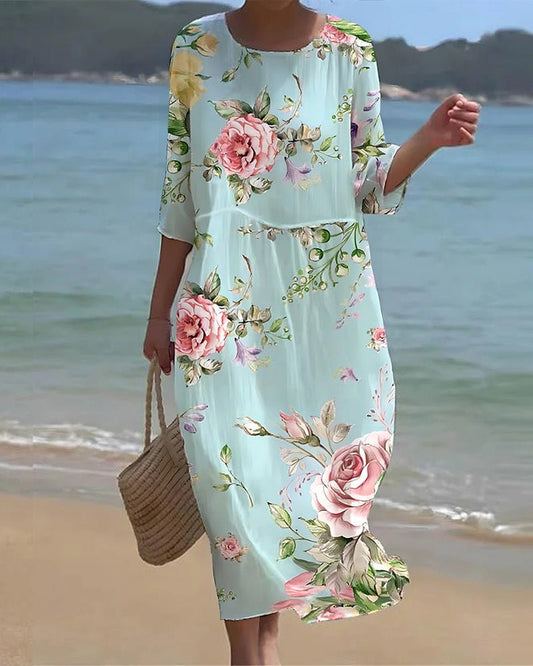 Zara | Robe Fleur de Crépuscule