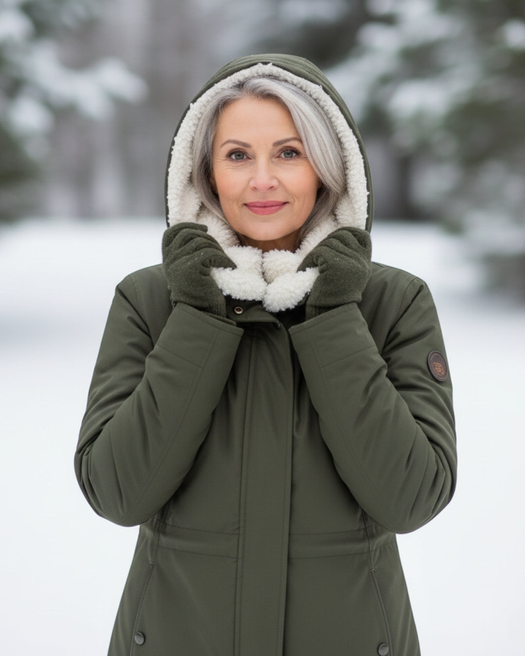 Magdalena | Alpejska parka sherpa na zimę