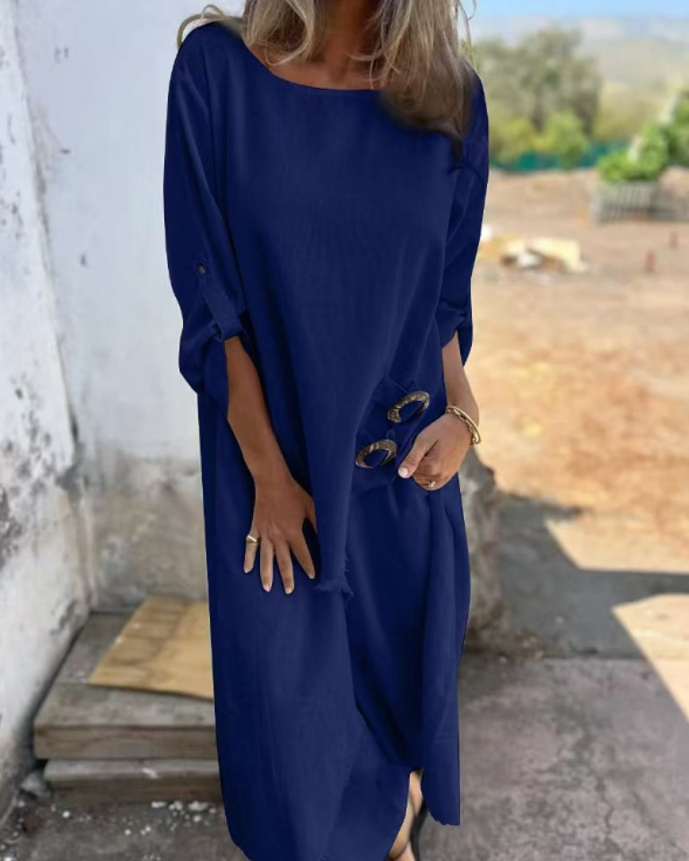 Florine™ | Robe Midi Coupe Ample