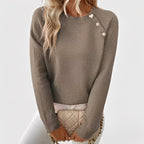 Elise | Buttoned Sweater