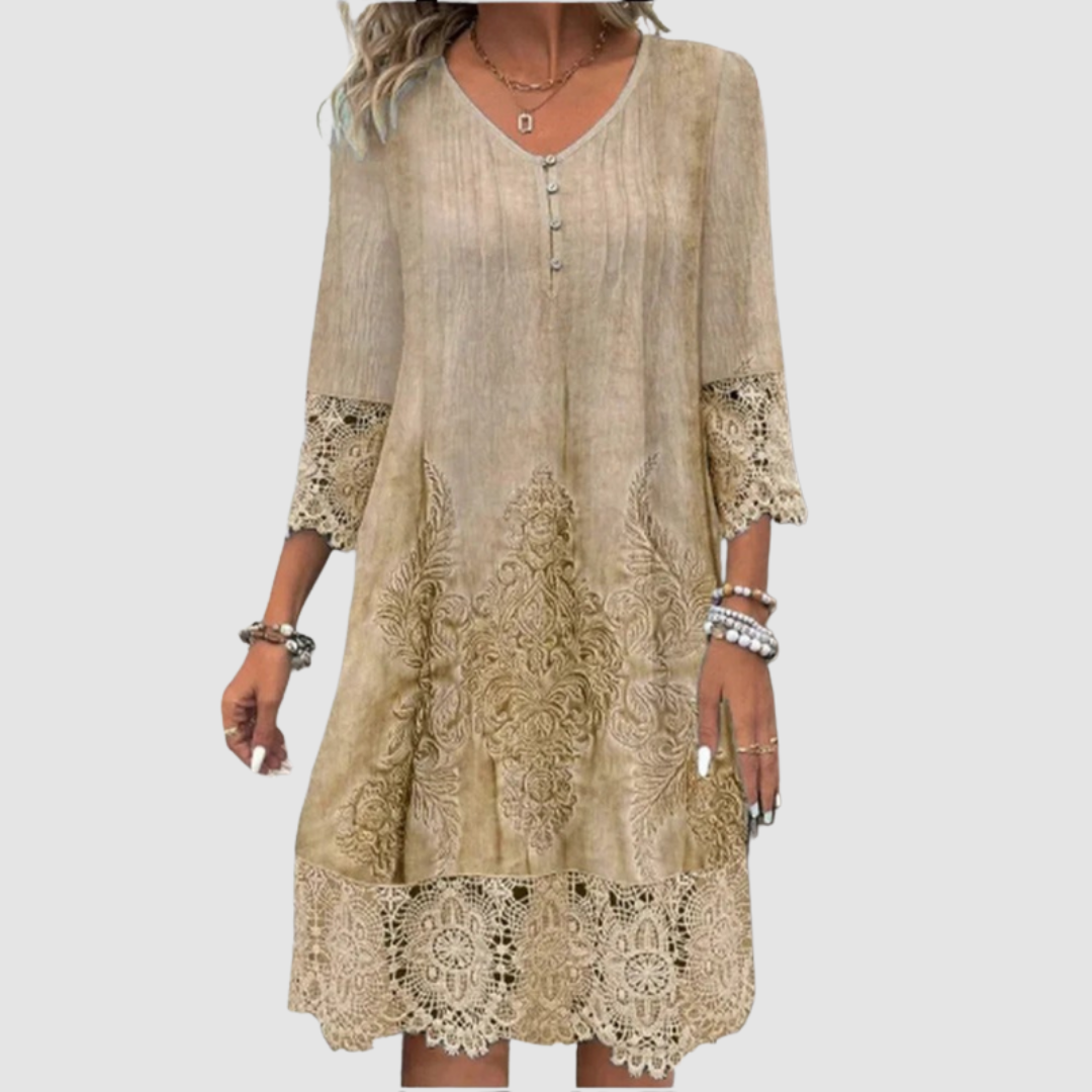 Robe en Dentelle Élégante Jacquelin™