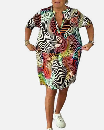 Jessica™ | Robe V en Couleurs