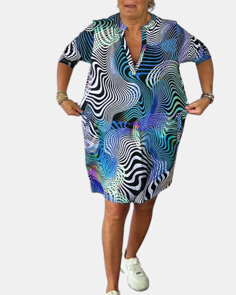 Jessica™ | Robe V en Couleurs