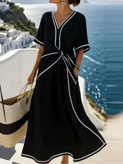 Diana™ | Flattering Wrap Flow Dress