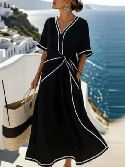 Amber™ | Robe Midi Style Fluide