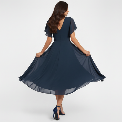 Robe Maxi Fluide à Décolleté en V Clarissa™