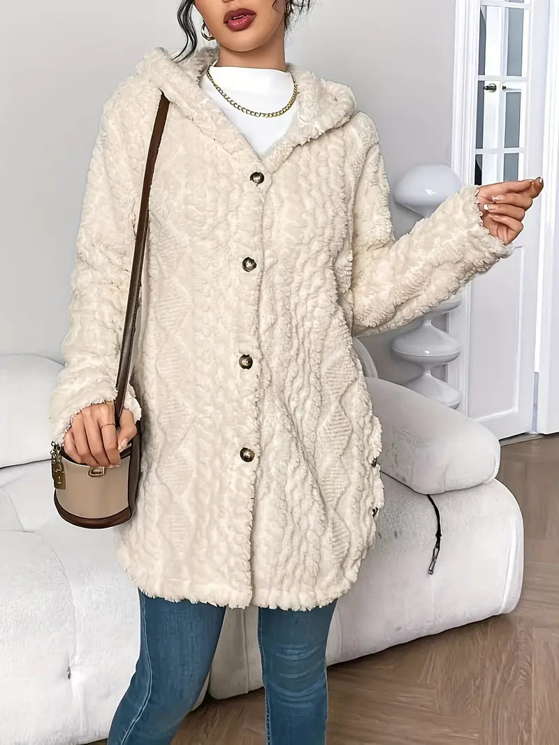 Florayne™ | Elegant Hooded Cardigan