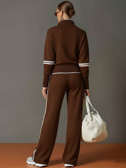 Marietta – Chemisier et pantalon à jambes larges