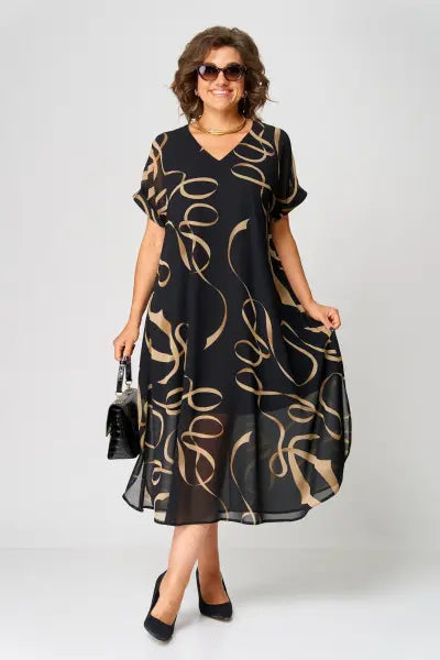 Lucie™ | Robe midi fluide élégante