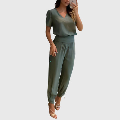 Jennifer™ | Ensemble de blouse et pantalon élégant
