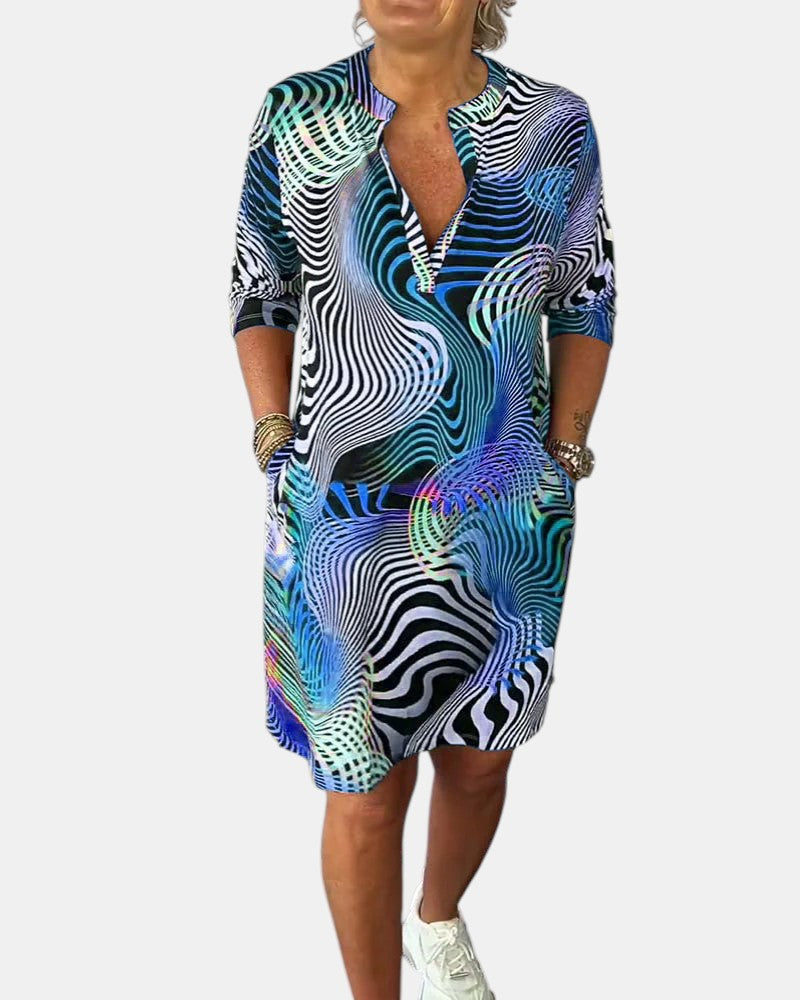 Jessica™ | Robe V en Couleurs