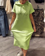 Ilona | Vestido casual con capucha