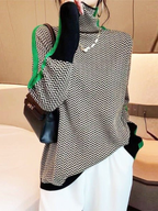 Irena™ | Elegancki pasiasty sweter z golfem