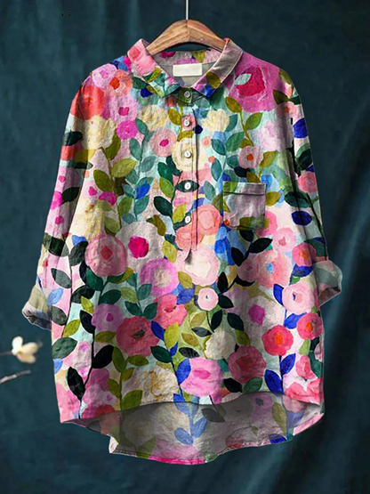 Leah - Chemise Décontractée Printemps