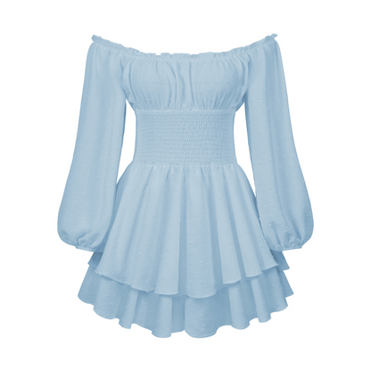 CYNRHIA™ – Elegant Long Sleeve Off-Shoulder Romper