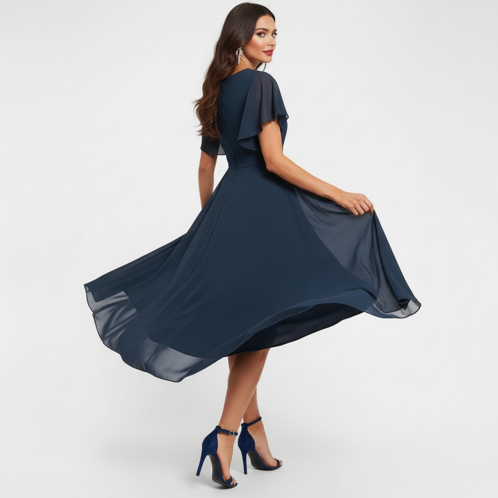 Robe Maxi Fluide à Décolleté en V Clarissa™
